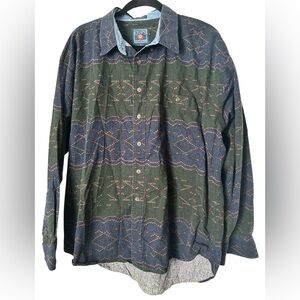 Chaps Ralph Lauren Vintage Dad Button Up 90s